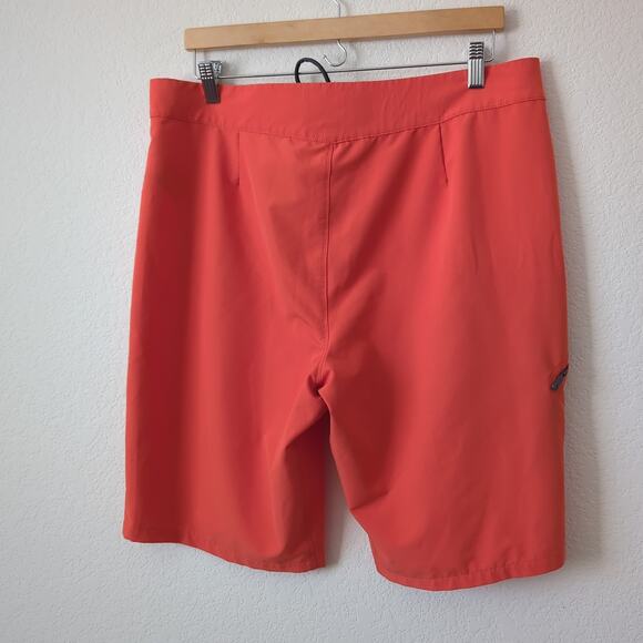 QOR Kit Board Shorts Swim Trunks Orange Men's 36 Beach Swimming - Picture 4 of 6